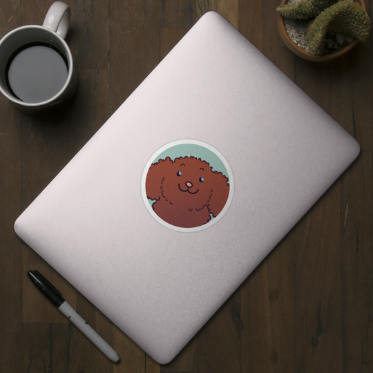 Poodle! - Puppy - Sticker