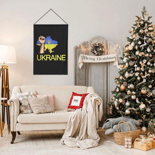 Pray For Ukraine Double Sided Rustic Farmland Yard Lawn Garden Flag