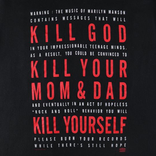 vintage 1996 Marilyn Manson Kill God Antichrist Superstar Shirt