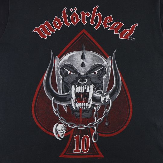 vintage 1985 Motorhead 10th Anniversary World Tour Shirt