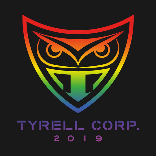Blade Runner Tyrell Logo (rainbow effect) - Blade Runner - T-Shirt