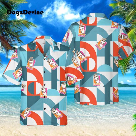 Dunkin Donuts Hawaiian Shirt