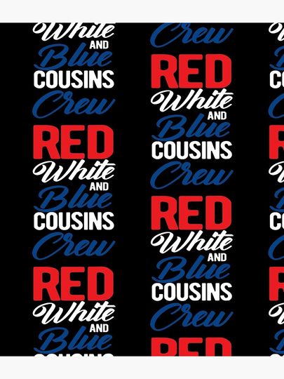 Red White Blue Cousins Crew Backpack
