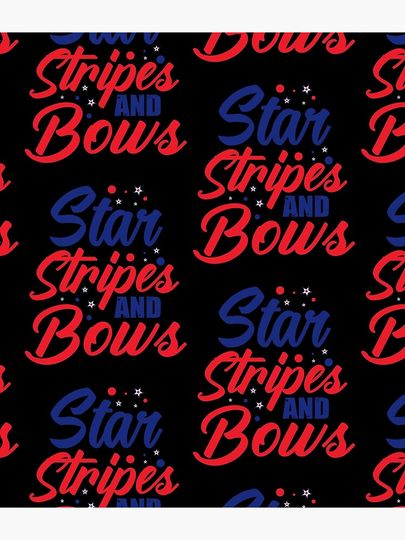 Stars stripes and bows Backpack