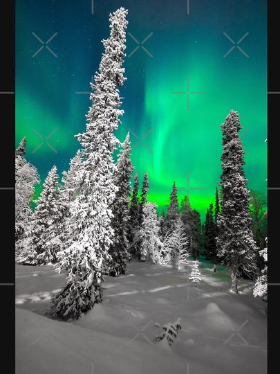 Northern Lights, Aurora Borealis Arctic Winter Alaska Classic T-Shirt