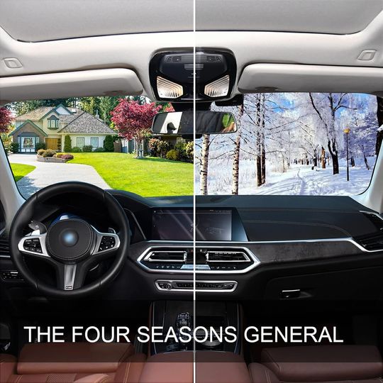 Cute Bee Car Windshield Sun Shade Funny Yellow Sun Visor Protector Foldable