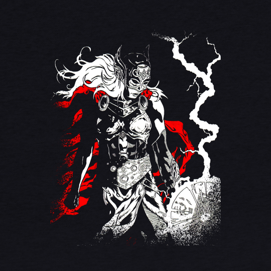 Goddess of Thunder - Thor Baseball T-Shirt