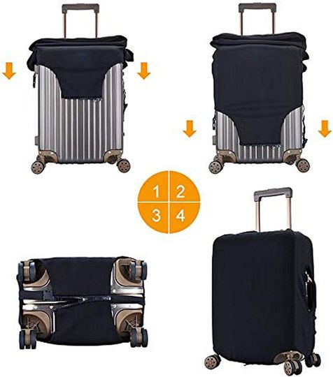 Travel Suitcase Protector Spring Daisy Flowers Luggage Cover