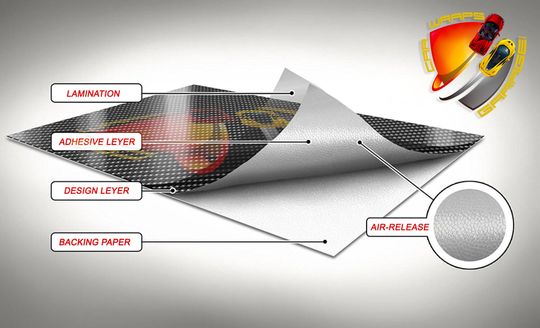 Grim Reaper Dark Horse Moon Tailgate Wrap Decal