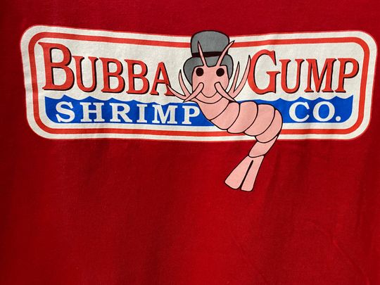intage Bubba Gump Shrimp Forrest Gump Shirt