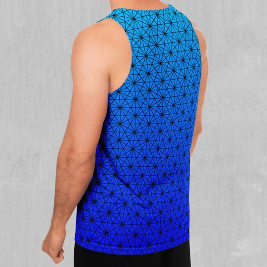 Star Net (Frost) Men's Tank Top Muscle Sleeveless Shirt
