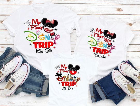 My First Disney Trip Shirt, Disney Trip 2022 Shirt