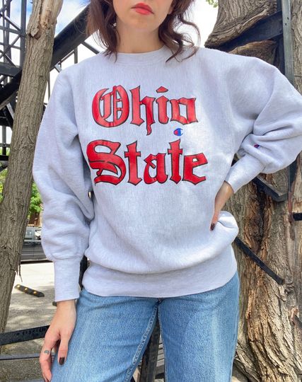 Vintage 1990s Champion Ohio State Reverse Weave Sweatshirt