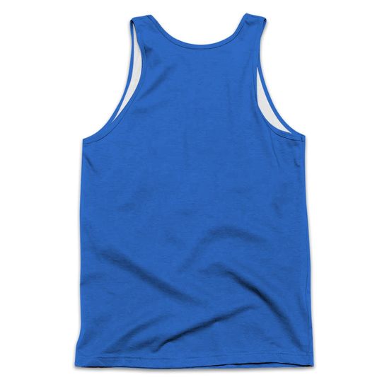 Blue Pooh And Tigger Full Print Disney Cartoon 3D Tank Top