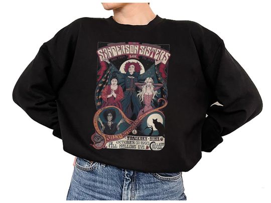 Halloween Hocus Pocus Sweatshirt, Sanderson Sisters