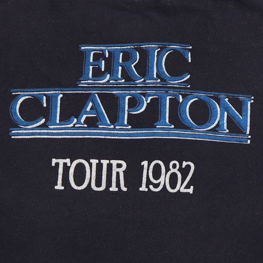 vintage 1982 Eric Clapton Tour Shirt
