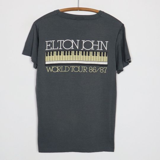 vintage 1986 Elton John World Tour Shirt