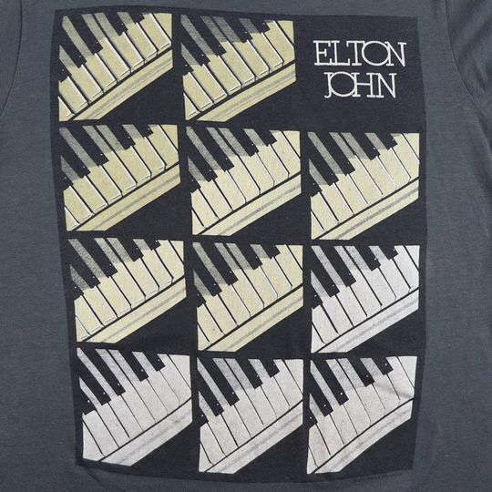 vintage 1986 Elton John World Tour Shirt