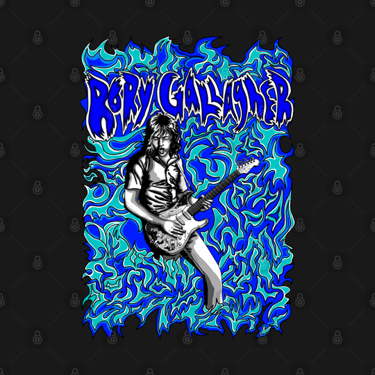 Rory Gallagher blue - Rory Gallagher - T-Shirt