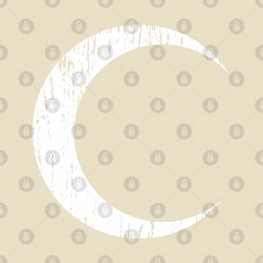 Moon Knight logo Crescent Moon distressed - Moon Knight - T-Shirt