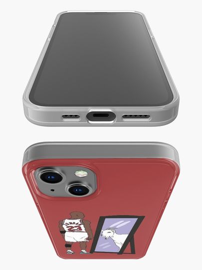 Michael Jordan Mirror GOAT iPhone Case