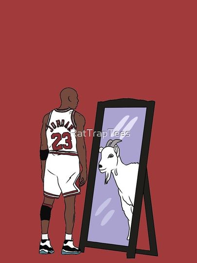 Michael Jordan Mirror GOAT iPhone Case