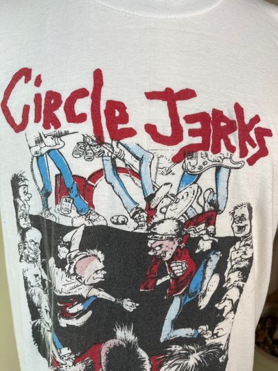 1985 Circle jerks graphic T-shirt