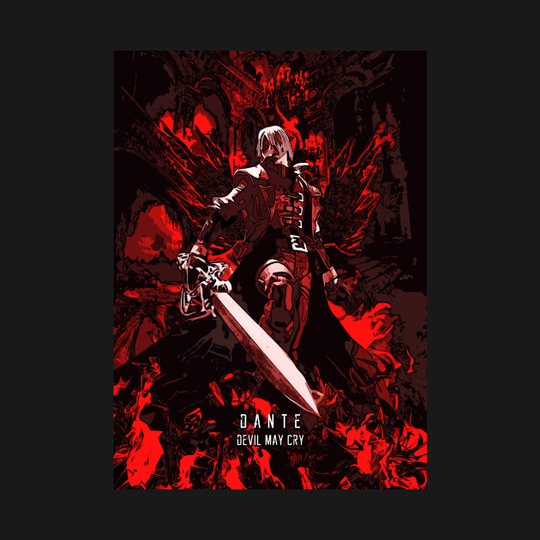 Classic Dante from Devil May Cry - Devil May Cry - T-Shirt