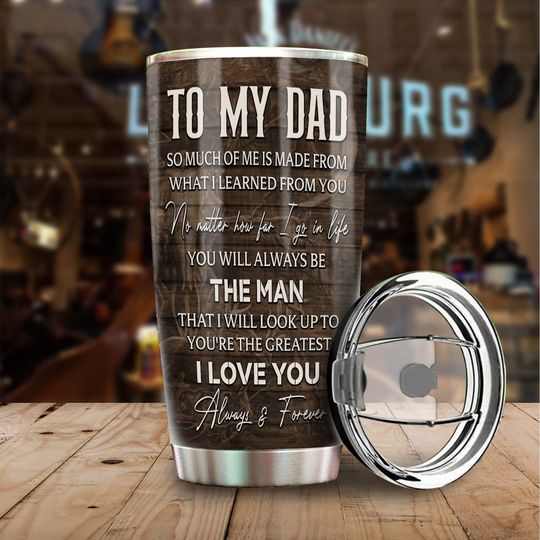 Father's Day To My Dad I Love You Tumbler Ringneck Tumbler 20oz