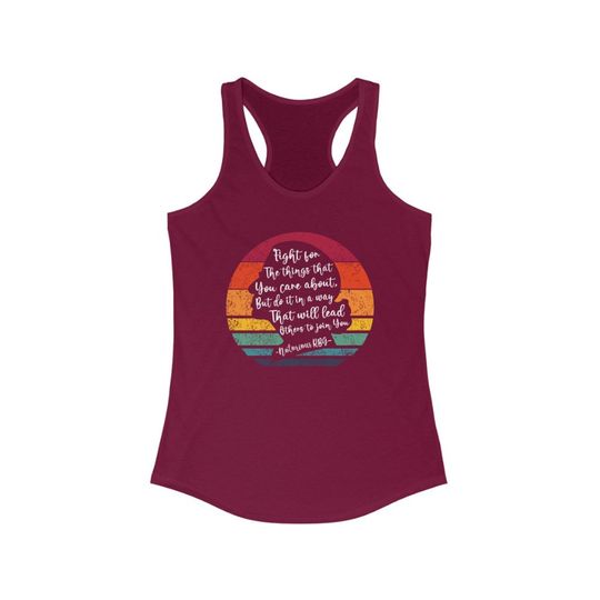 RBG Quote Tank Ruth Bader Ginsburg Quote Tank Top
