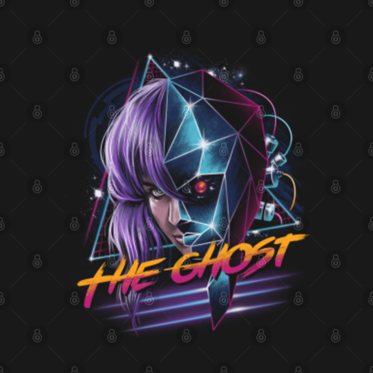 Cyber Ghost - Ghost In The Shell - T-Shirt