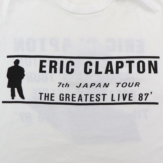 vintage 1987 Eric Clapton Japan Tour Shirt