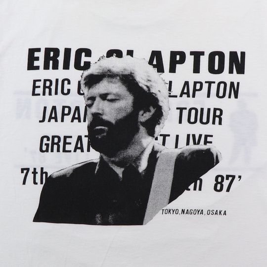 vintage 1987 Eric Clapton Japan Tour Shirt