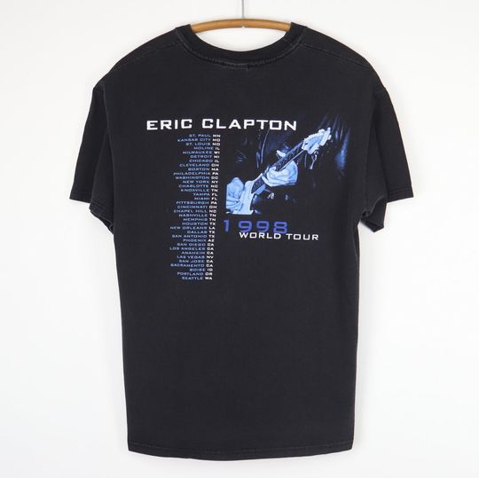 vintage 1998 Eric Clapton World Tour Shirt