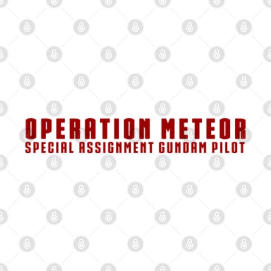 Gundam Wing: Operation Meteor - Gundam - T-Shirt