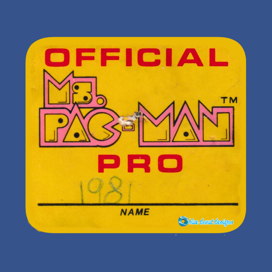 Ms Pac Man Pro sticker 1981 - Ms Pac Man - T-Shirt