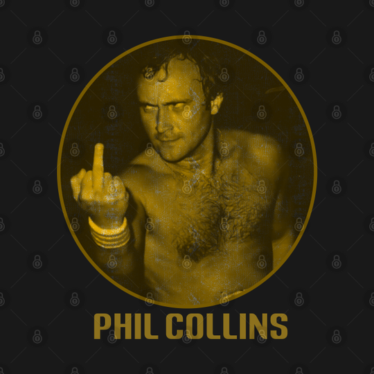 vintage phil collins - Phil Collins - T-Shirt