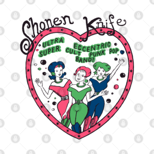 Shonen Knife as worn by kurt cobain - Kurt Cobain - T-Shirt