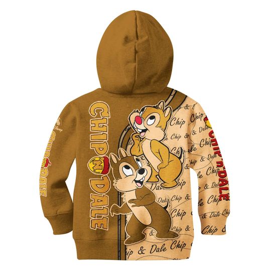 Chip And Dale Chipmunk | Disney 3D Hoodie