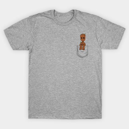 A Pocket Groot - Pocket - T-Shirt