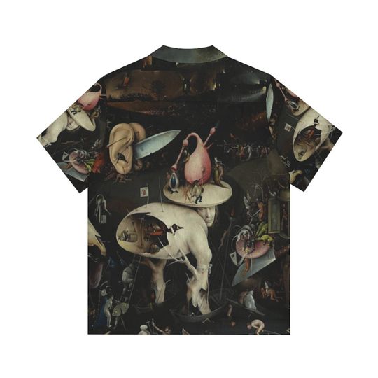 Hieronymus Bosch Collared Hawaiian Shirt