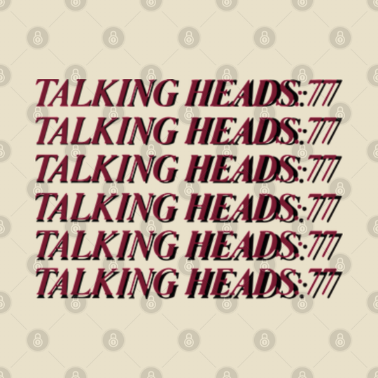 hipster boho fanatics bands 80s - Talking Heads Band - T-Shirt