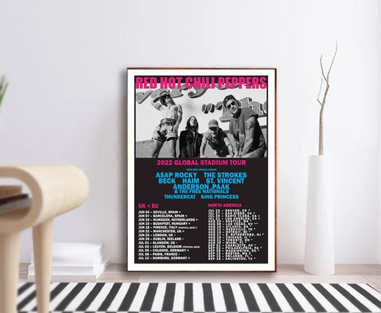 Red Hot Chili Peppers Tour 2022 Poster