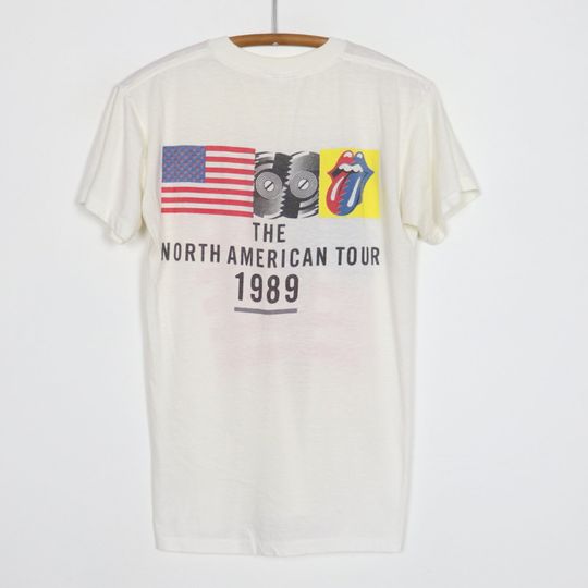 vintage 1989 Rolling Stones Steel Wheels Tour Shirt