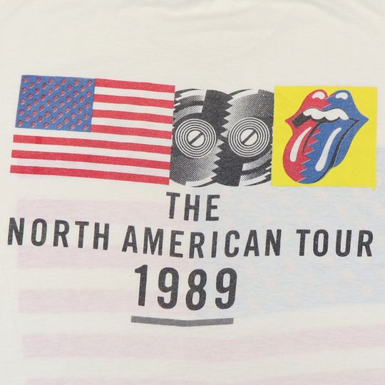 vintage 1989 Rolling Stones Steel Wheels Tour Shirt