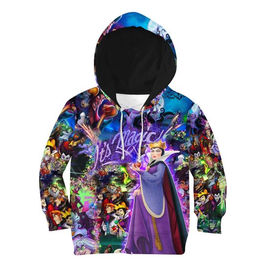 Maleficent Villains Magical Glitter | Disney 3D Hoodie