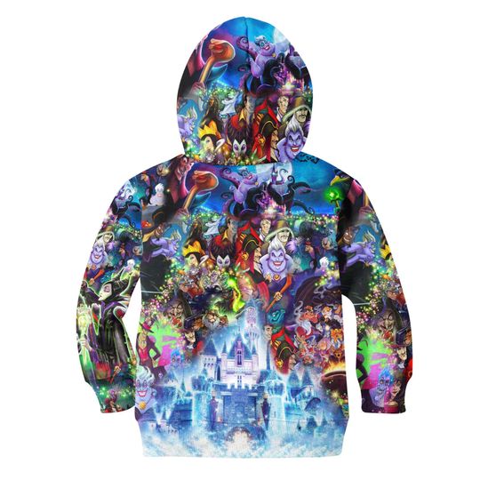 Maleficent Villains Magical Glitter | Disney 3D Hoodie