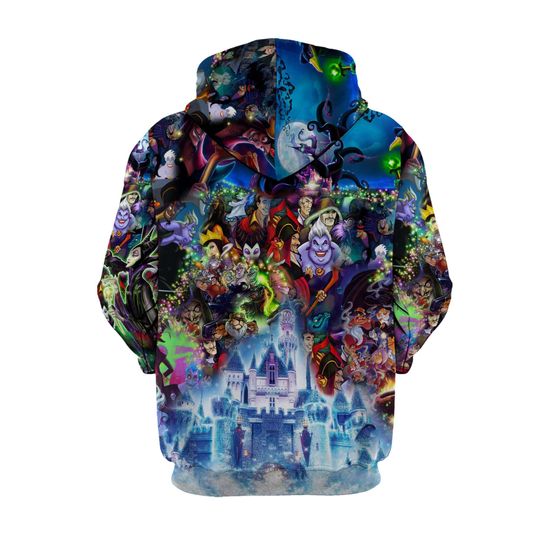 Maleficent Villains Magical Glitter | Disney 3D Hoodie