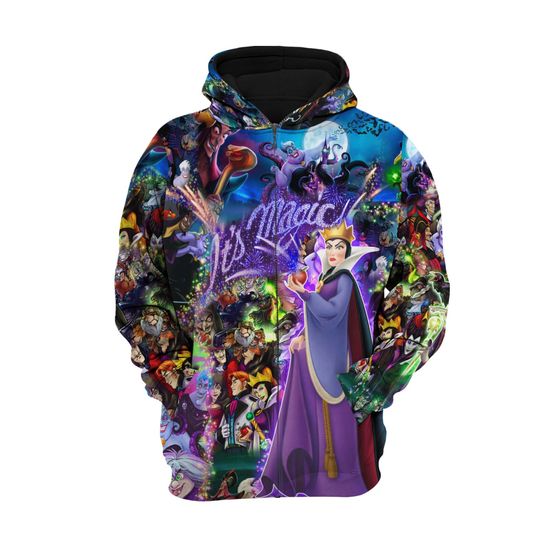 Maleficent Villains Magical Glitter | Disney 3D Hoodie