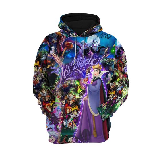 Maleficent Villains Magical Glitter | Disney 3D Hoodie